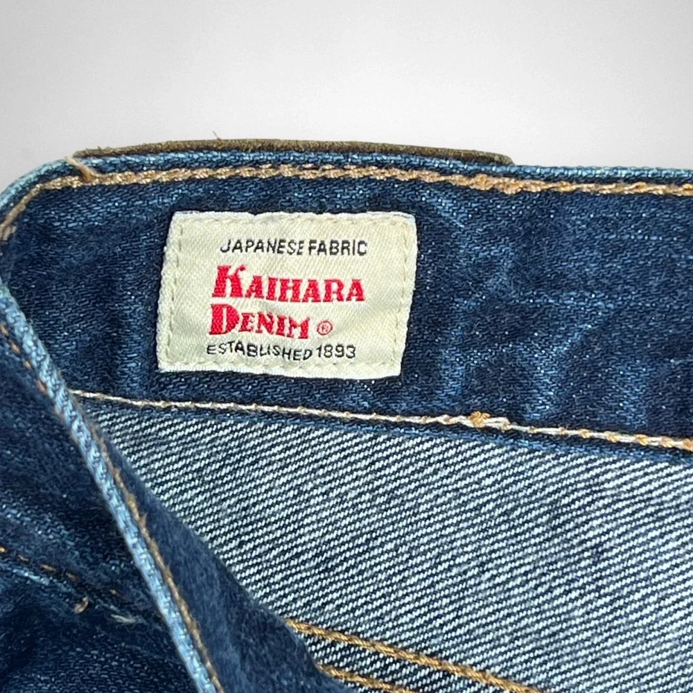 J. CREW 484 32 x 34 Kaihara Denim‎ Slim Fit Jeans Dark Wash Casual Streetwear